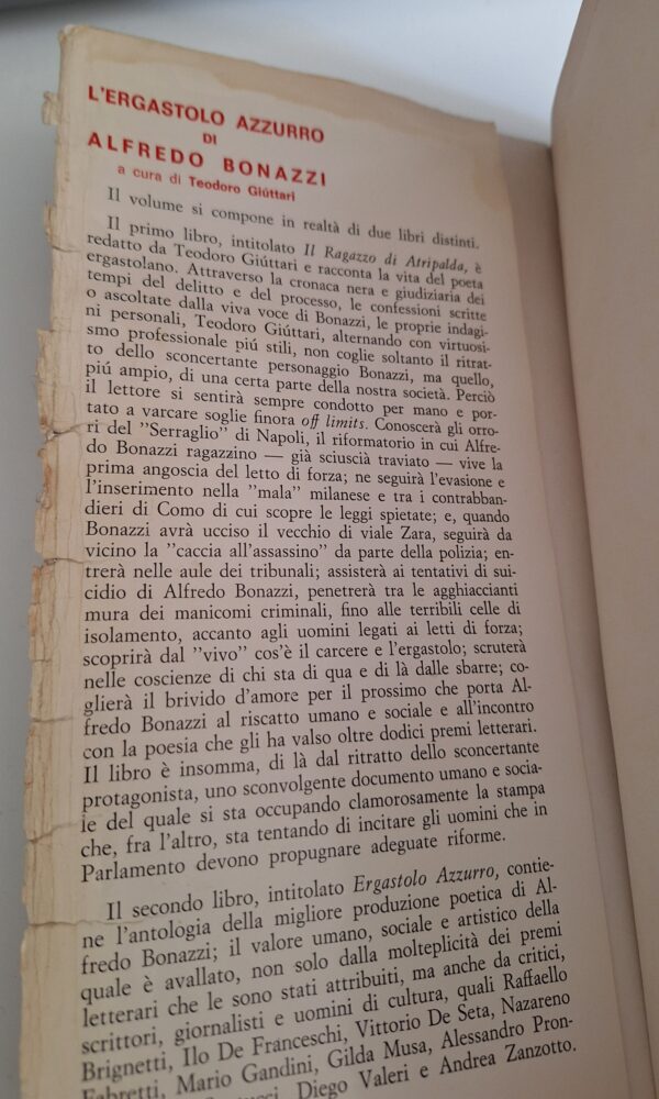 L'Ergastolo Azzurro Di Alfredo Bonazzi - Teodoro Giuttari - Ed. Todariana Milano 1971 - immagine 5