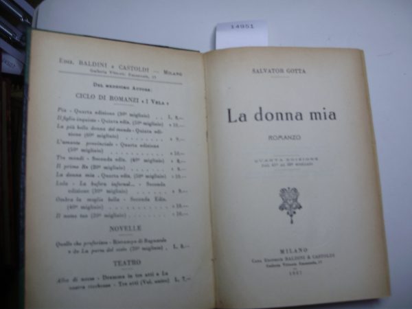 Il Diavolo In Provincia - Salvator Gotta - Ed. Mondadori Milano 1926