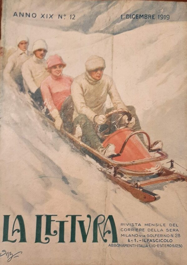 La Lettura (1919-N.12) - Autori Vari - Ed. Corriere Della Sera Milano 1919