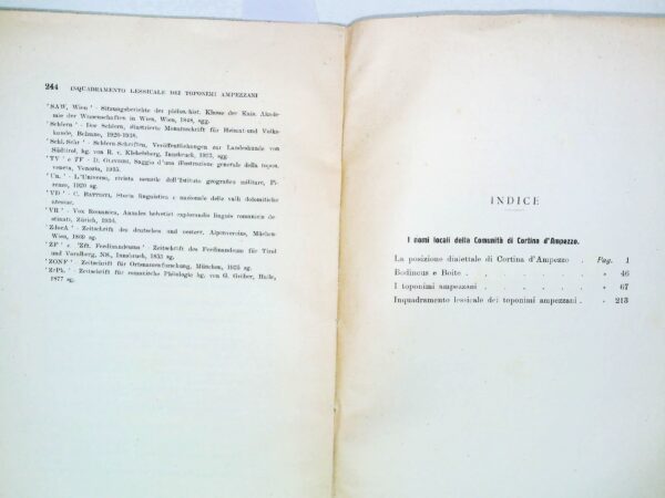 Dizionario Toponomastico Atesino (Vol. III, Parte III) - Carlo Battisti - Ed. Istituto Di Studi Per L'Alto Adige Bolzano 1947 - immagine 3