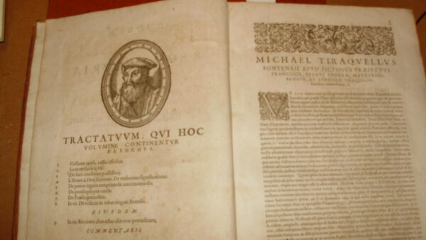 Regii In Curia Parisiensi Senatoris. Tractatus Varii – Andreae Tiraquelli – Ed. Haeredes Gullielmi Rouillij 1615 - immagine 2
