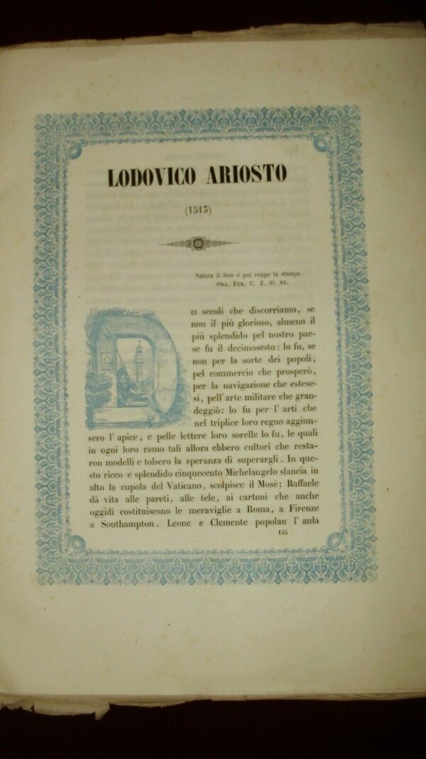 Galleria Storica Dell'Italia. In Cento Intagli Miniati - Autori Vari - Ed. David Passigli Prato 1852 - immagine 3