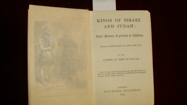 The Kings Of Israel And Judah - George Rawlinson - Ed. Hatchards London 1872 - immagine 3