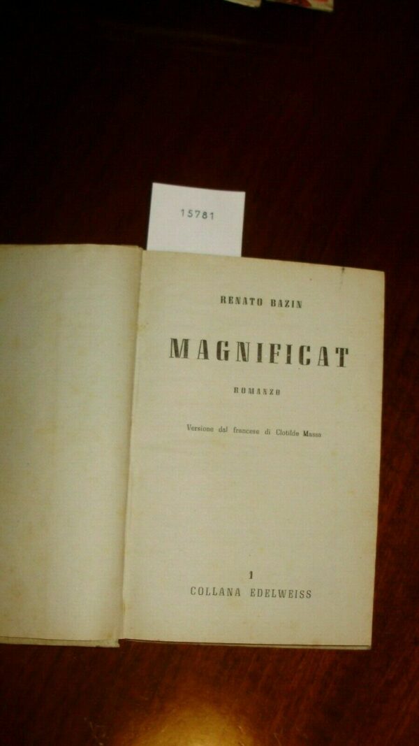 Magnificat - Renato Bazin - Ed. Pia Società San Paolo Alba 1944
