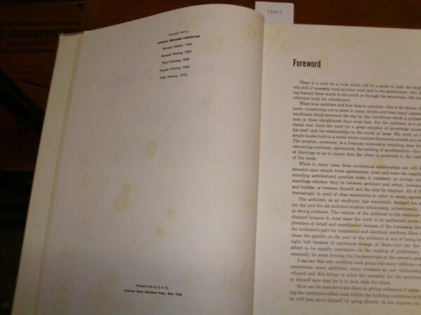 Architectural Practice - Clinton  Harriman Cowgill - Ed. American Book Stratford 1956 - immagine 4