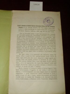 Quadri Tedeschi Nei Monti Italiani - F. Nibler - Ed. Società Alpinisti Tridentini 1888