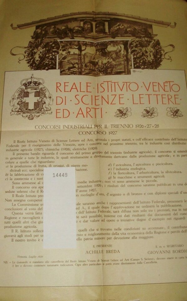 Reale Istituto Veneto Di Scienze Lettere Ed Arti - Autori Vari - Ed. Venezia 1926