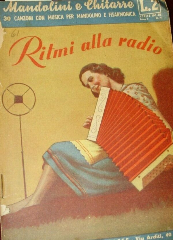 Ritmi Alla Radio - Autori Vari - Ed. S.A.C.S.E. Milano 1941