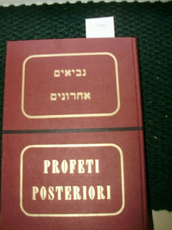 Profeti Posteriori - Autori Vari - Ed. Stabilimento Grafico Marietti Torino 1964