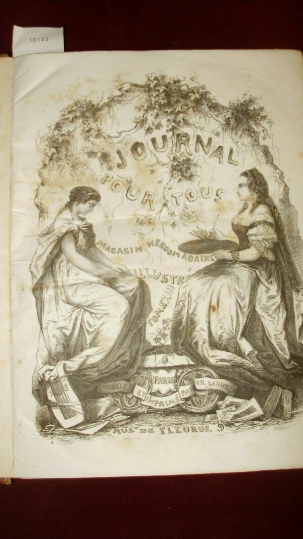 Le Journal Pour Tous - Artisti Vari - Ed. Cb. Labure / Morris Et Cie / Dondey-Dupré 1863 - immagine 4