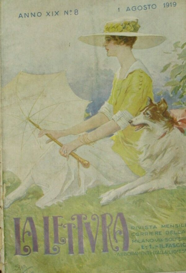 La Lettura (1919-N°8) - Autori Vari - Ed. Corriere Della Sera Milano 1919
