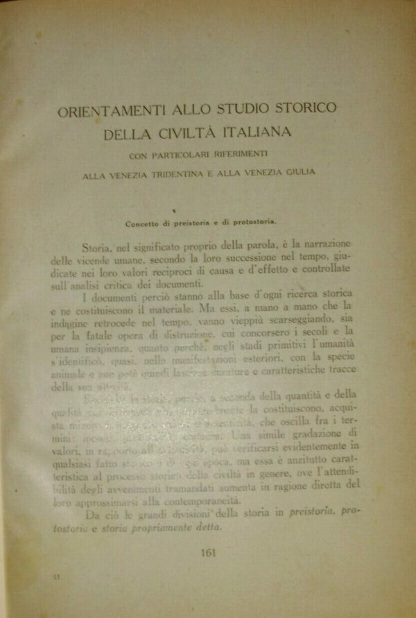 Orientamento Allo Studio Storico Della Civiltà Italiana - Autori Vari - Ed. 1950